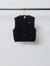 【 限定 】DOUBLE FACE KNIT VEST / Y242-91036-5